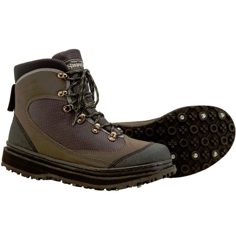 Snowbee Stream-Trek Wading Boots XS-tra Grip Rubber Sole - 12 - PROTEUS MARINE STORE