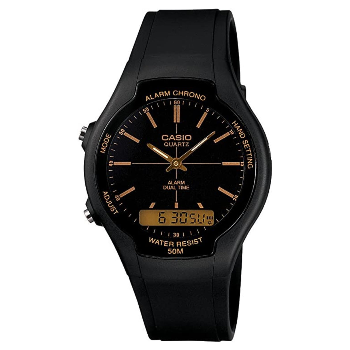 Men's Dual Display Watch - Black
