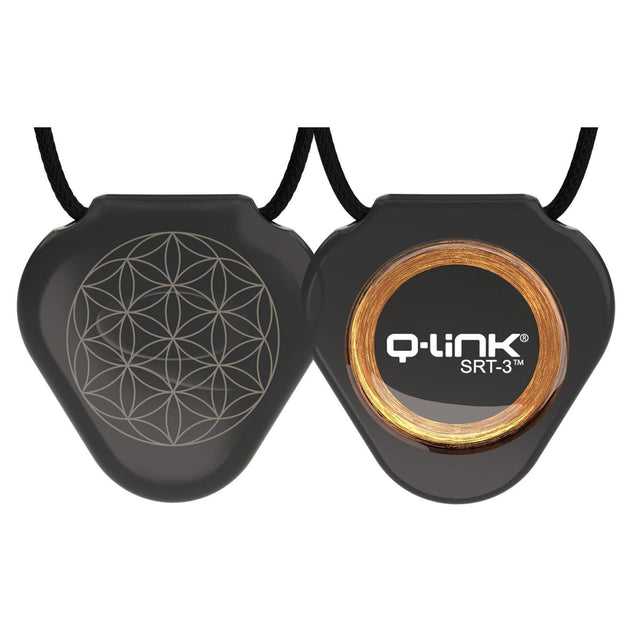 Q-Link SRT-3 Black Flower of Life Pendant - PROTEUS MARINE STORE