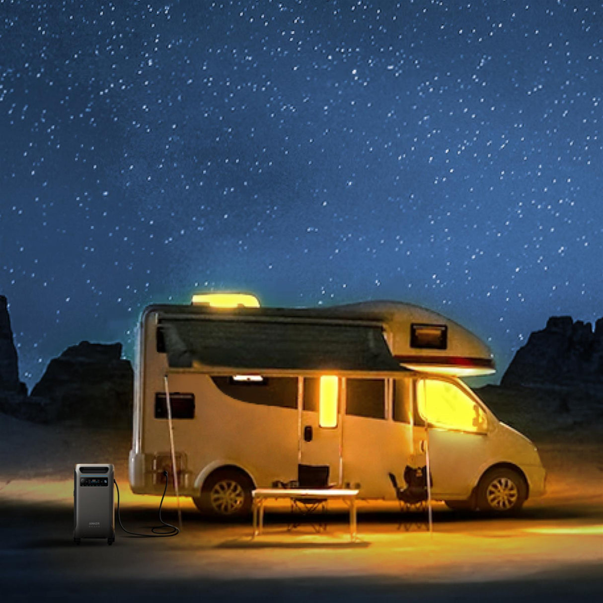 Anker SOLIX F3800 Portable Power Station Expansion Battery - 3840Wh - 6000W