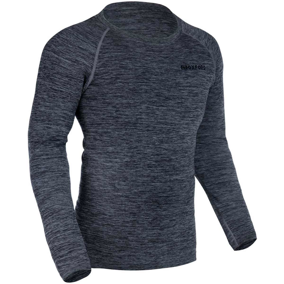 Oxford Oxford Advanced Base Layer Multi Season Top (Charcoal Marl / Large/XL)