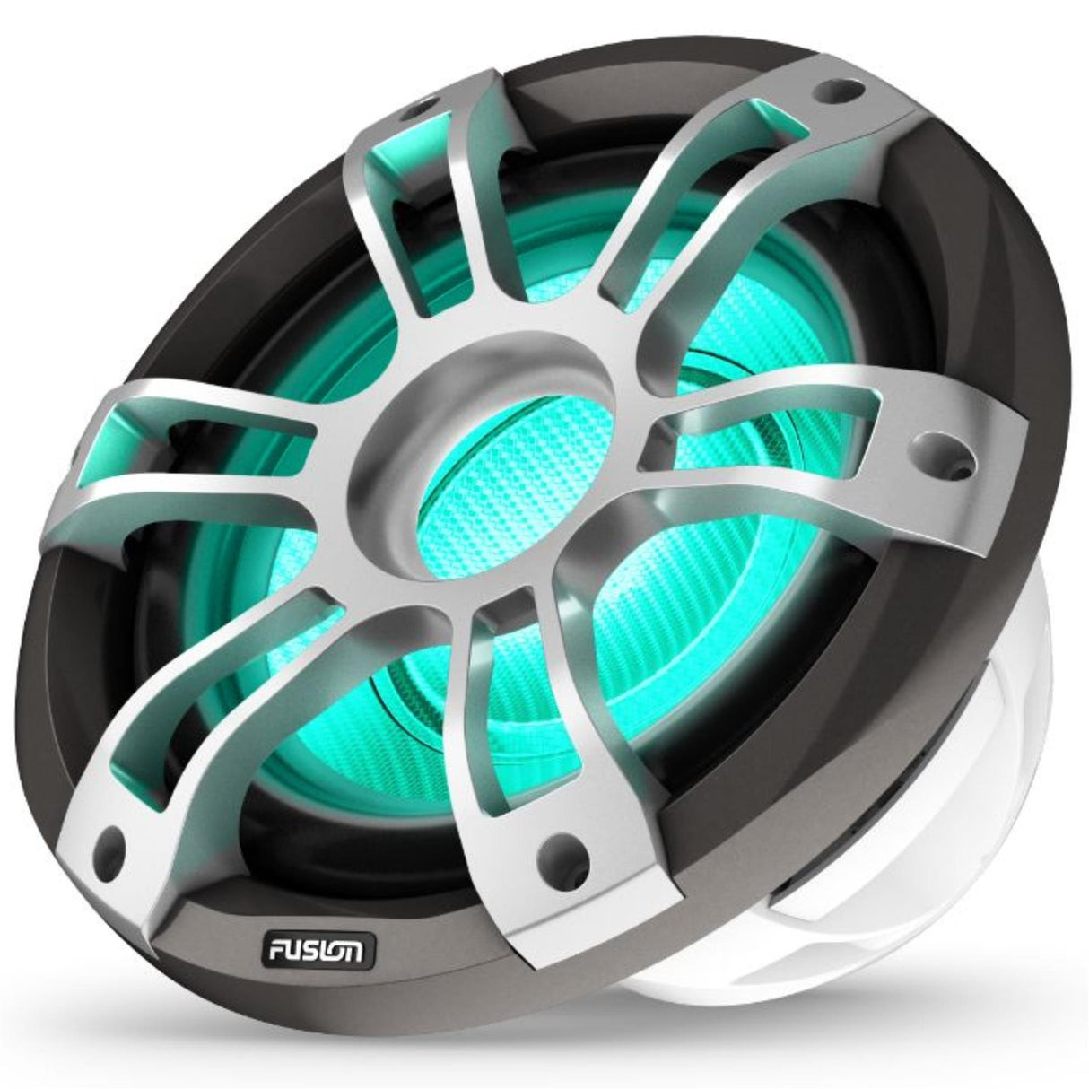 Fusion SG-SL103SPG 10" 3i CRGBW LED Subwoofer 600W - Sports Grey - PROTEUS MARINE STORE