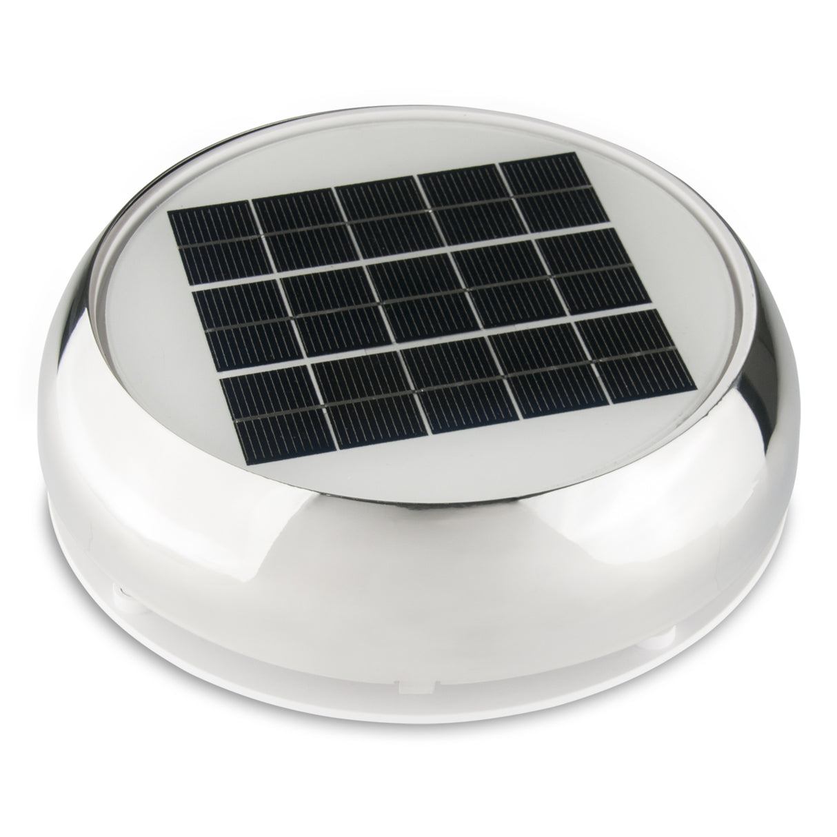 Marinco Nicro Day/Night Plus Solar Vent - 4" Stainless Steel