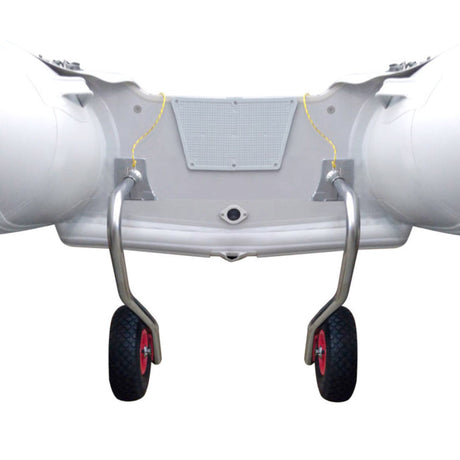 Trem Stainless Steel Launch Hauling Wheels for Honda Inflatables Boats (Pair) - PROTEUS MARINE STORE