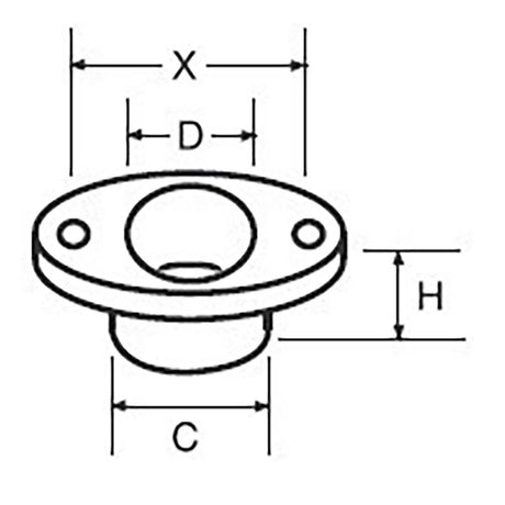 RWO Screw Down Bush 16mm Black (x2)