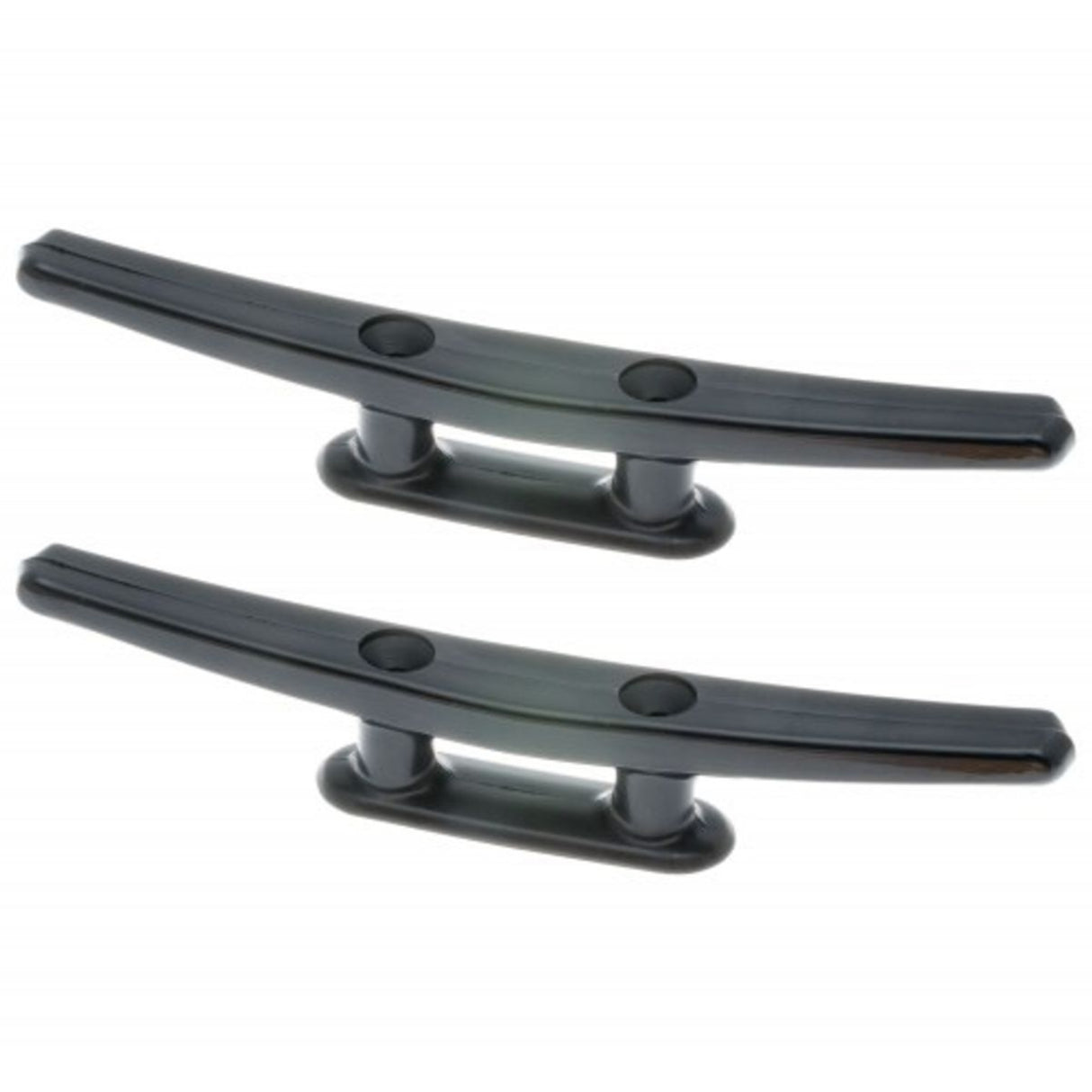 RWO Open Black 215mm Horn Boat Cleat (Pack of 2)