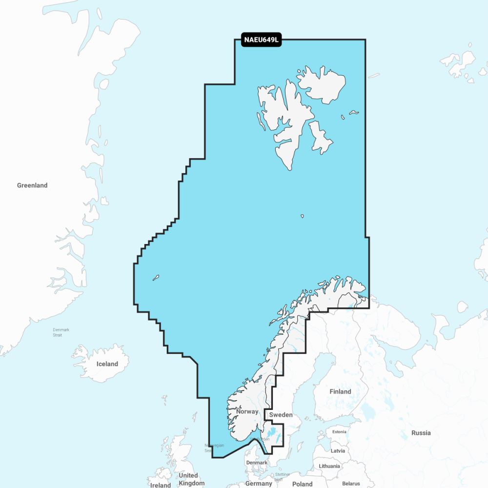 Navionics+ Large Chart: EU649L -  Norway - PROTEUS MARINE STORE