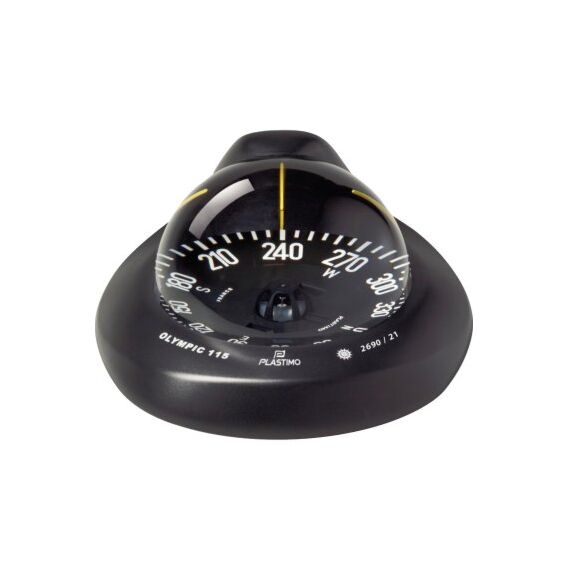 Compass Olympic 115 Black Flush, Bla Flat Card