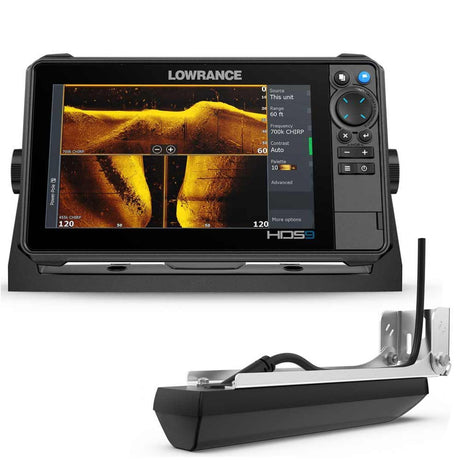 Lowrance HDS 9 Pro Fishfinder Chartplotter with Active Imaging HD 3-in-1 Transducer (ROW)