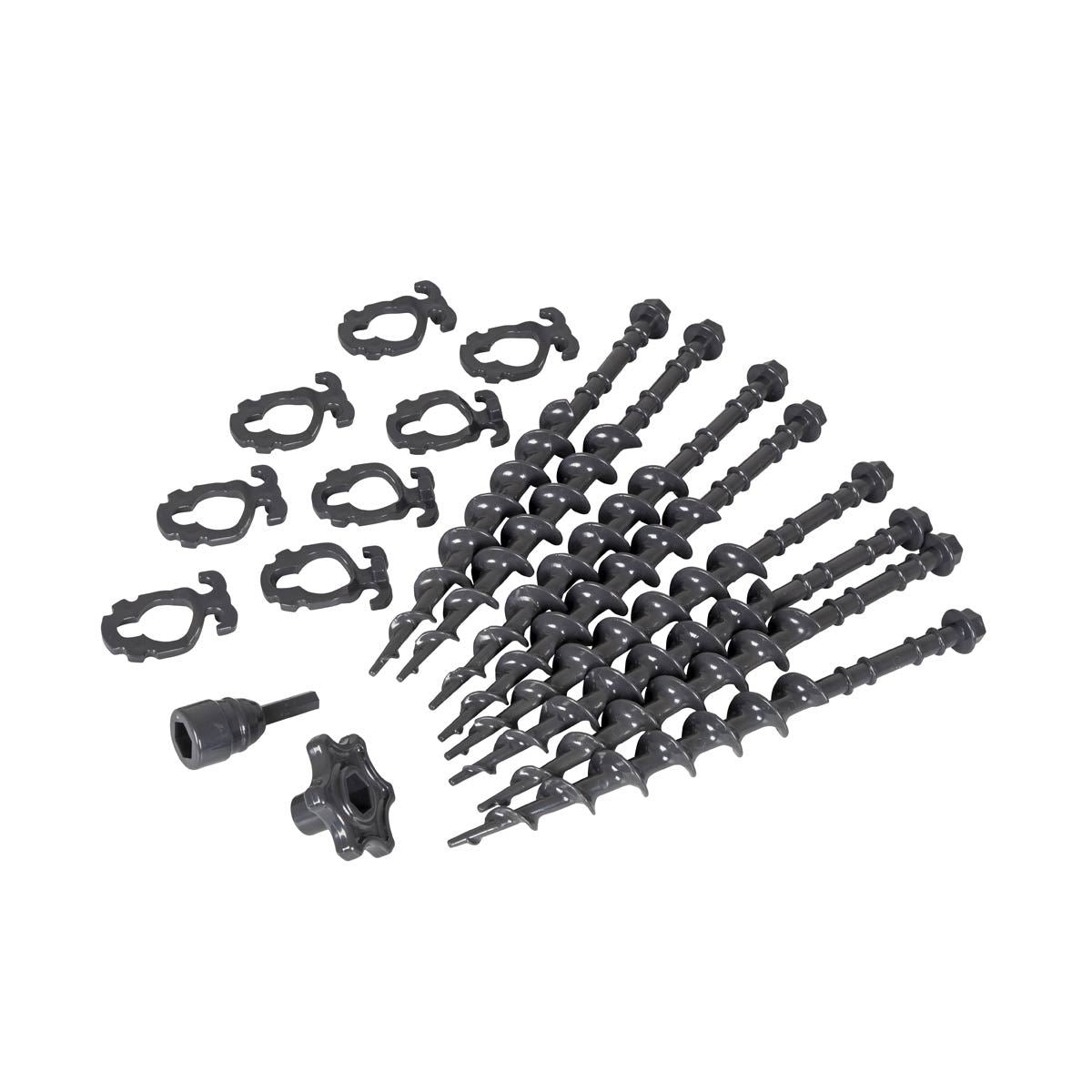 Bo-Camp Screw Pegs Set 8 Pieces Plastic