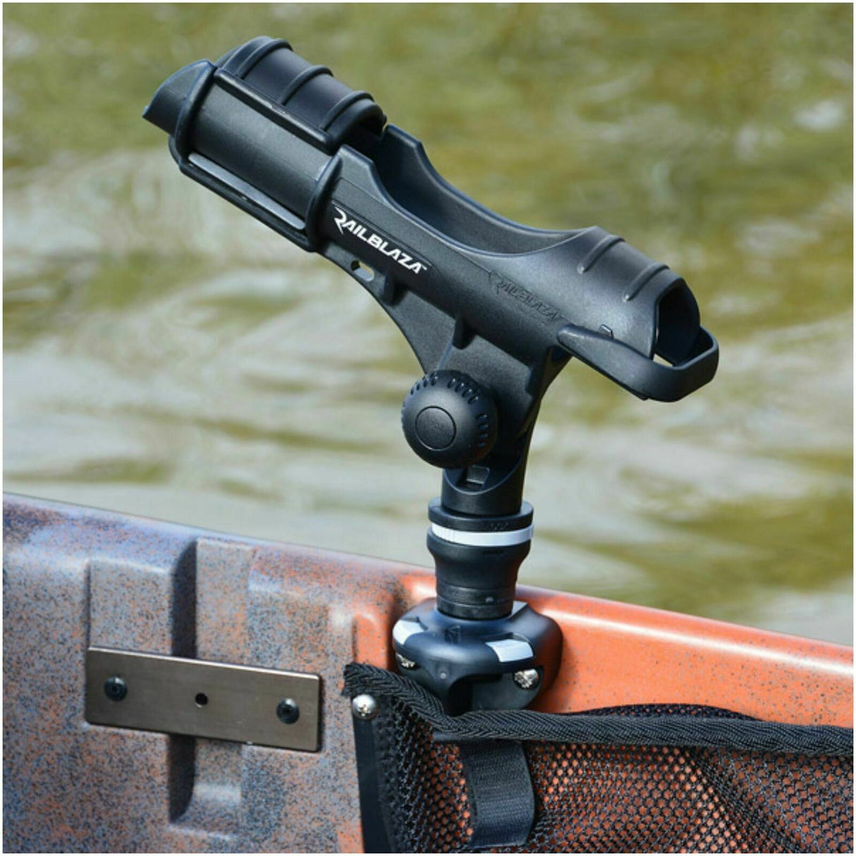 Railblaza Rod Holder II StarPort Kit - Black - PROTEUS MARINE STORE