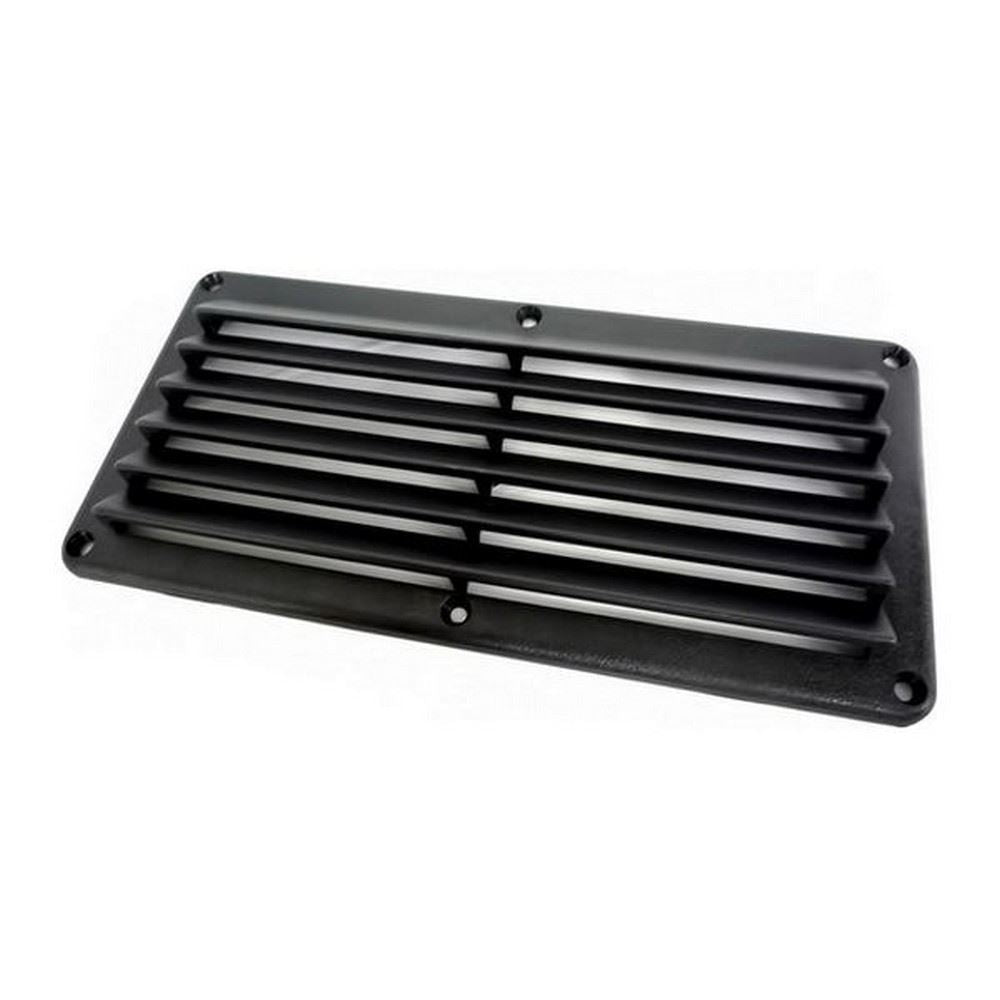 AAA Vent Black Plastic Louvre 10" x 5"