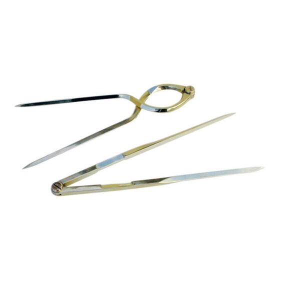 Compass straight brass