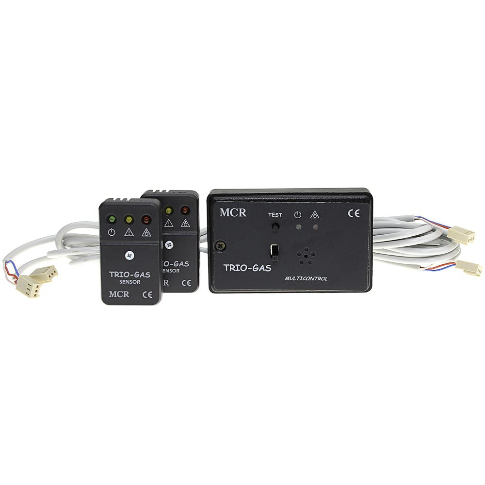 MCR Trio Gas Pro Alarm & Carbon Monoxide Detector for Caravans Motorhomes