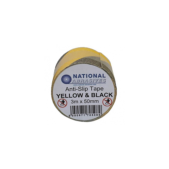 Anti-Slip Tape 50mm x 3m Yellow & Black