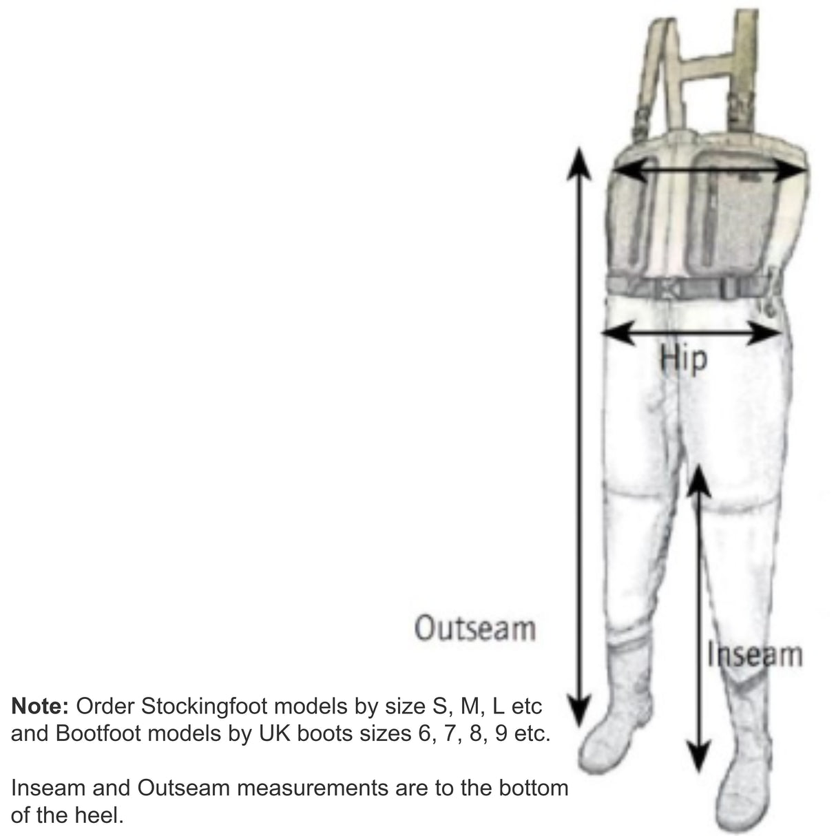Snowbee STX2 Zip Front Breathable Stockingfoot Waders - XL-S