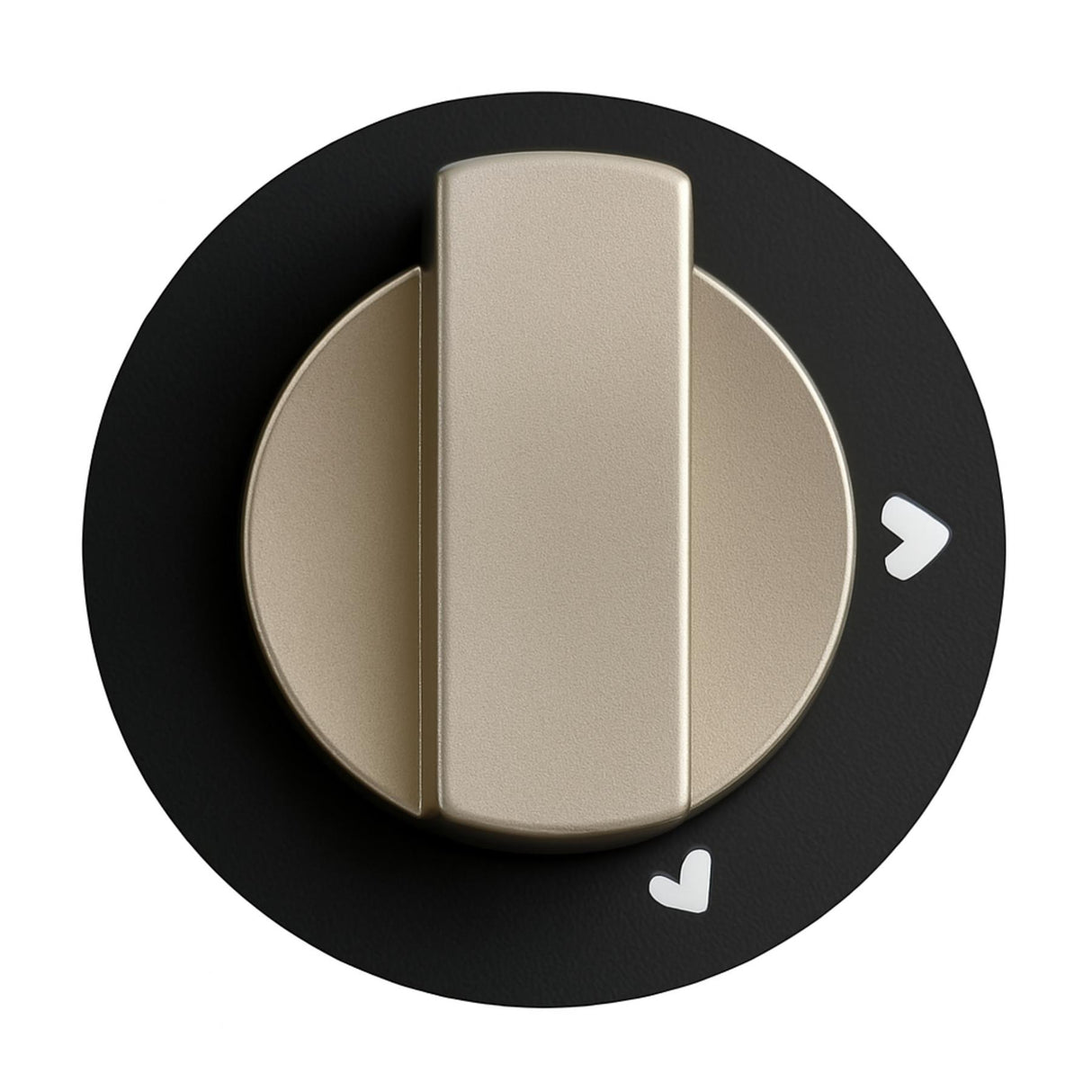 x6 Pack Spare Thetford Hob-Grill Knob Black & Satin SSPA0902.SA for Enigma Cookers