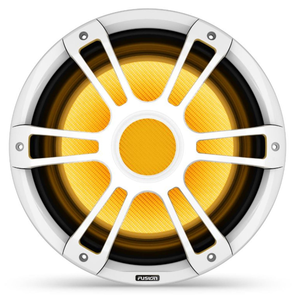 Fusion SG-SL123SPW 12" 3i CRGBW LED Subwoofer 1400W - Sports White - PROTEUS MARINE STORE