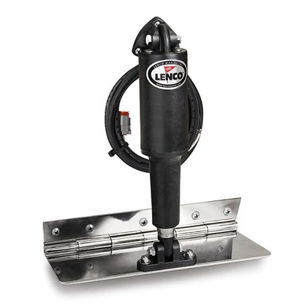 Lenco 4" x 12" Limited Space Trim Tab Kit Polished - PROTEUS MARINE STORE