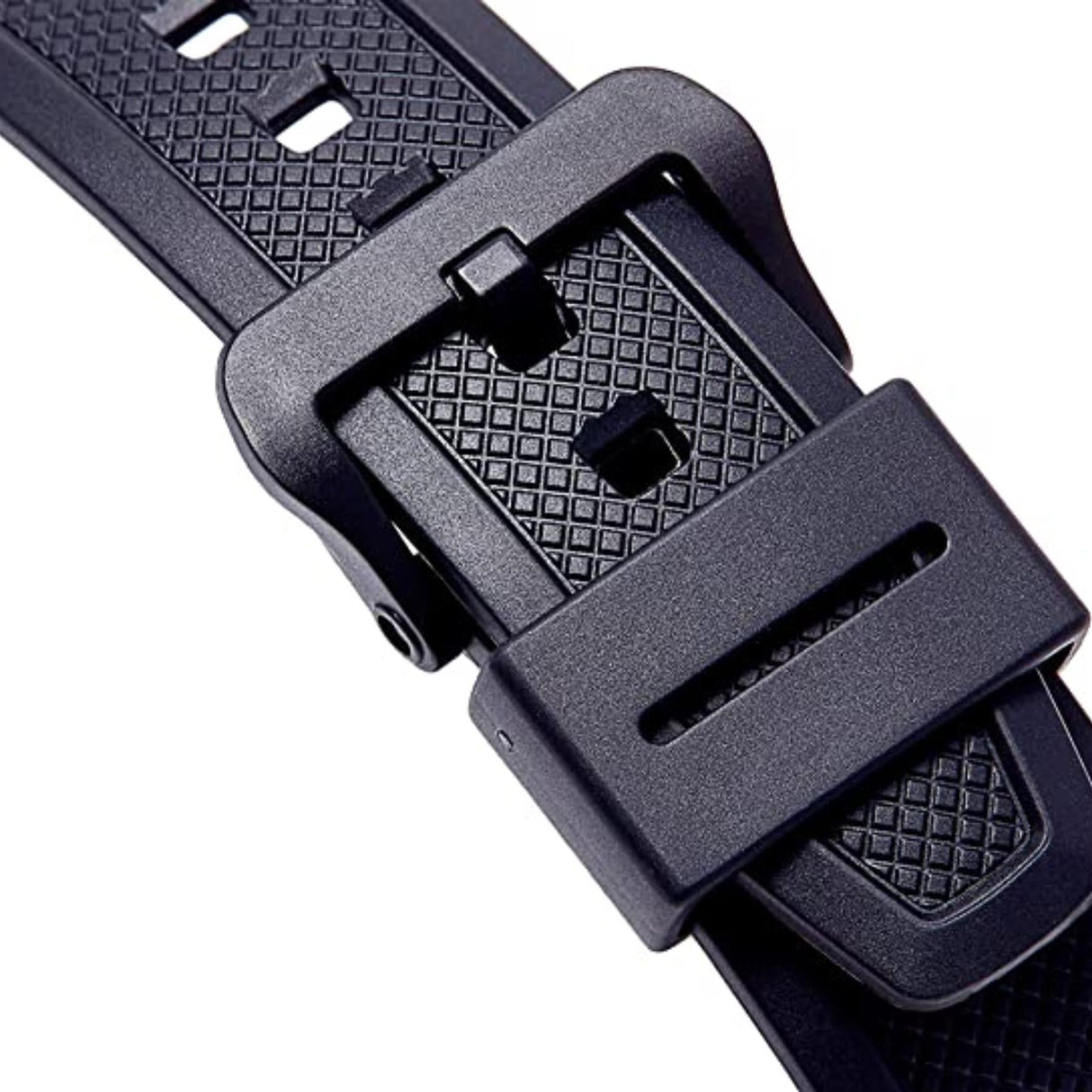 Mens Digital Sports Watch Alarm Chronograph 50M - Black Resin