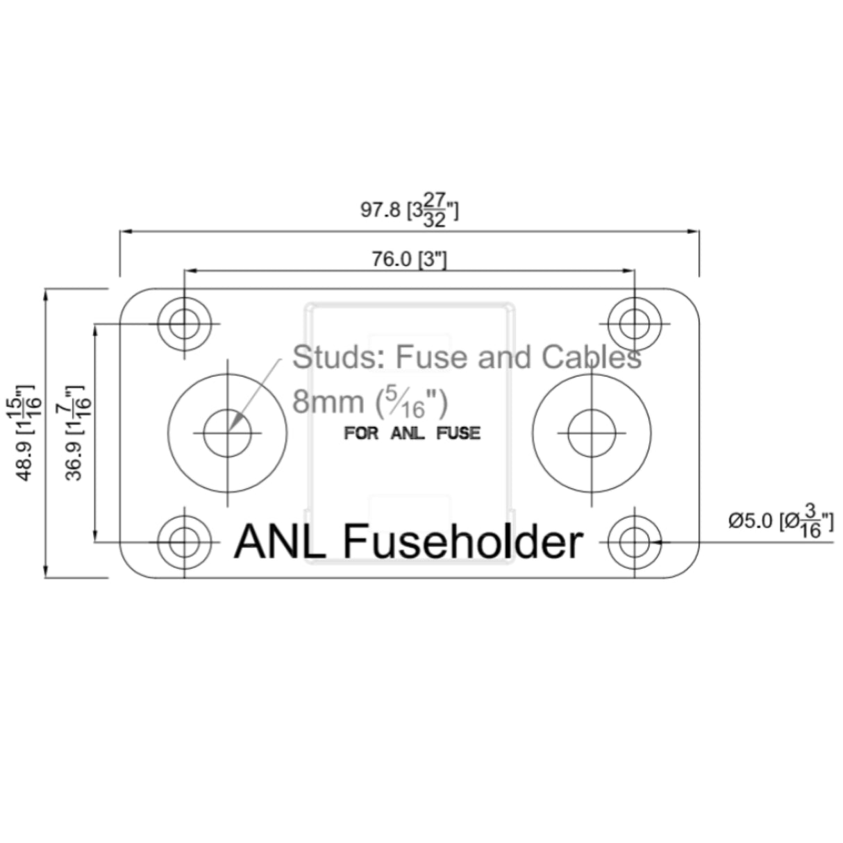 BEP Pro-Installer Fuse Holder ANL 300A