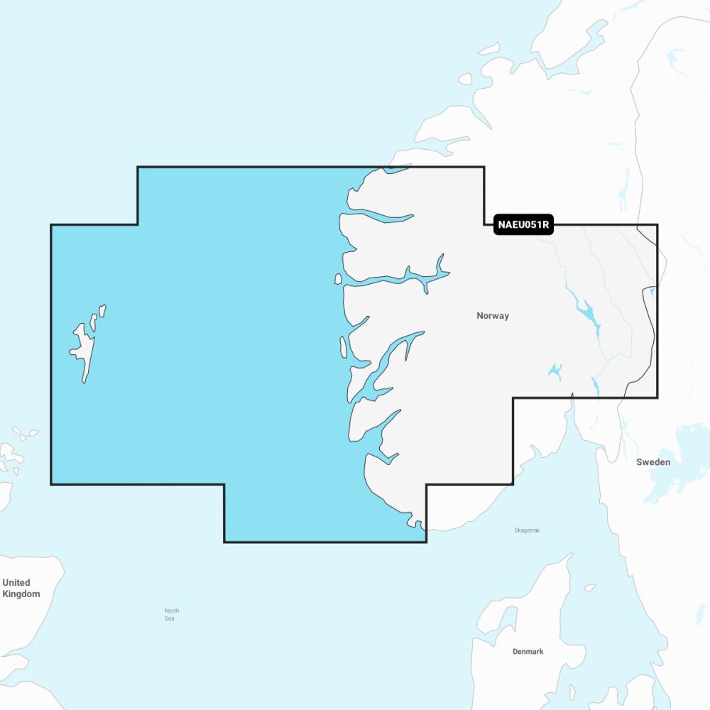 Navionics+ Regular Chart: EU051R - Norway, Lista to Sognefjord - PROTEUS MARINE STORE