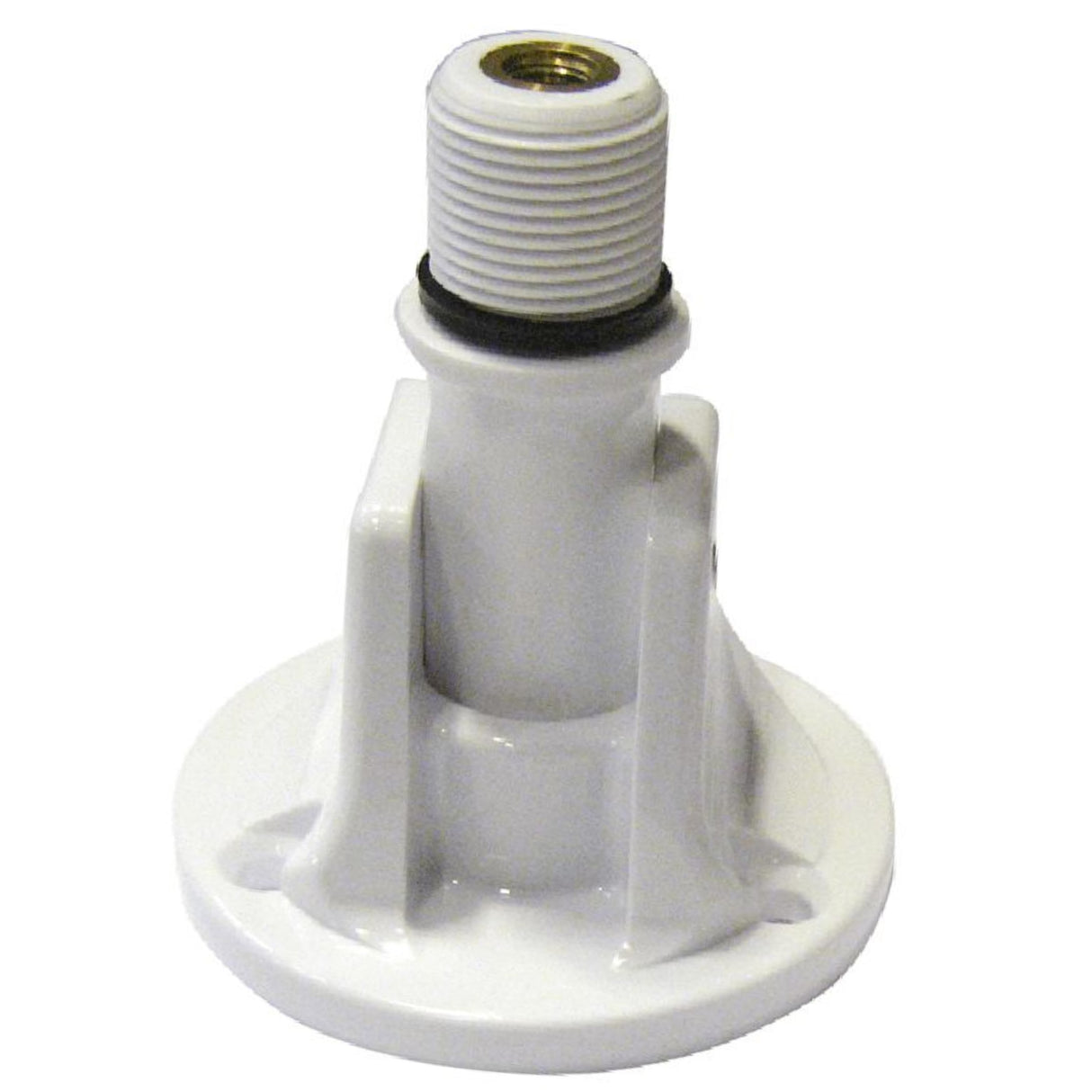 Shakespeare 495-B Lift-N-Lay Flange Mount For Marine & Boat Antennas - White