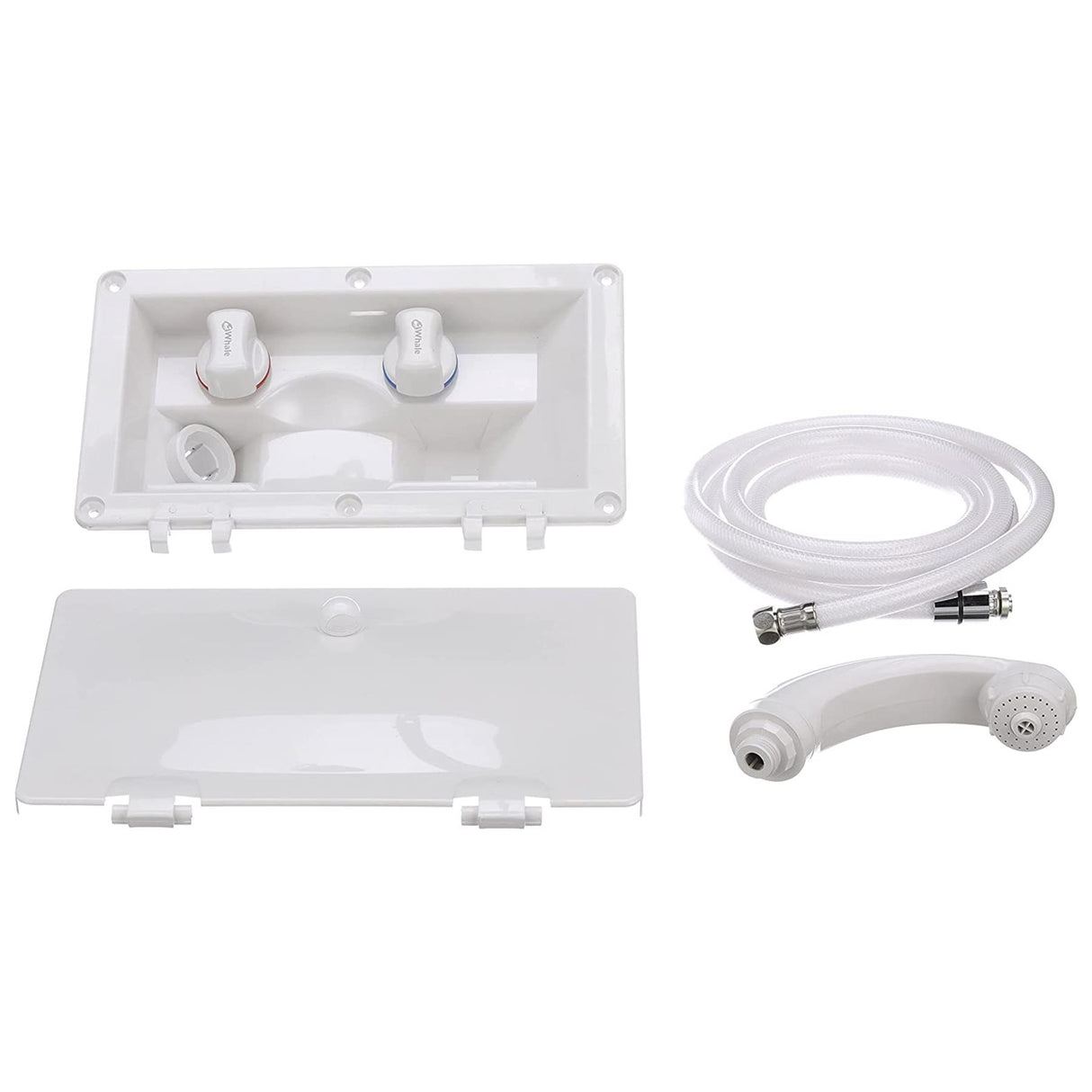 Whale Swim N Rinse Transom Shower Mixer with Cover White RT2658