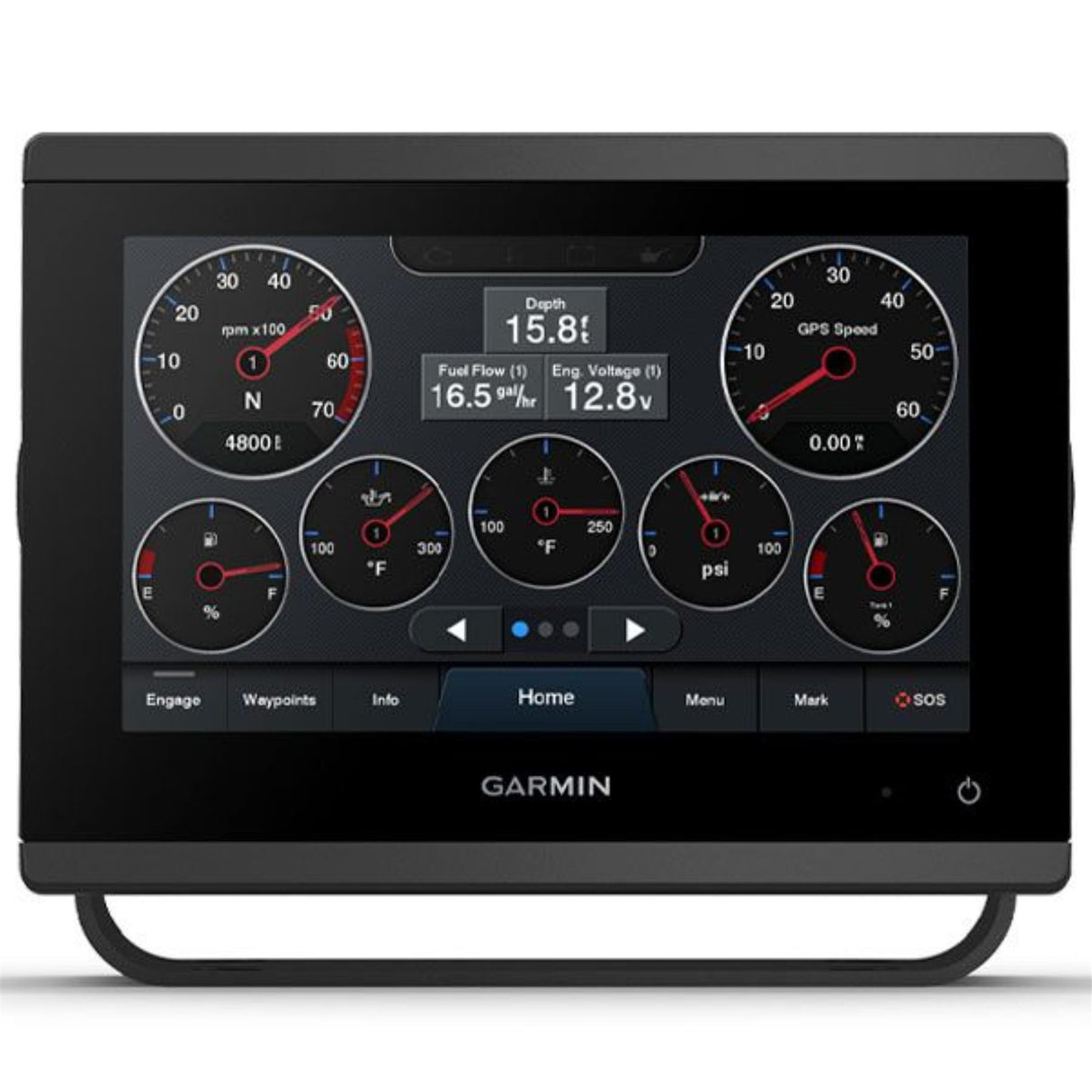 Garmin GPSMAP 723xsv - 7 Inch Marine Chartplotter & Sonar Capabilities, Basemap