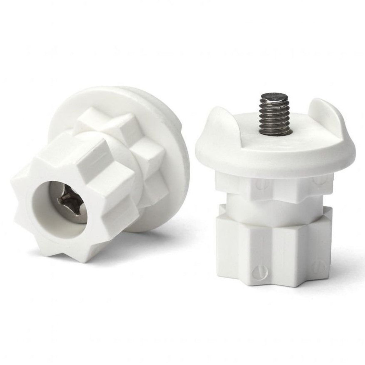 Railblaza Cheek Adaptor with bolts (2 Pack) - White - PROTEUS MARINE STORE