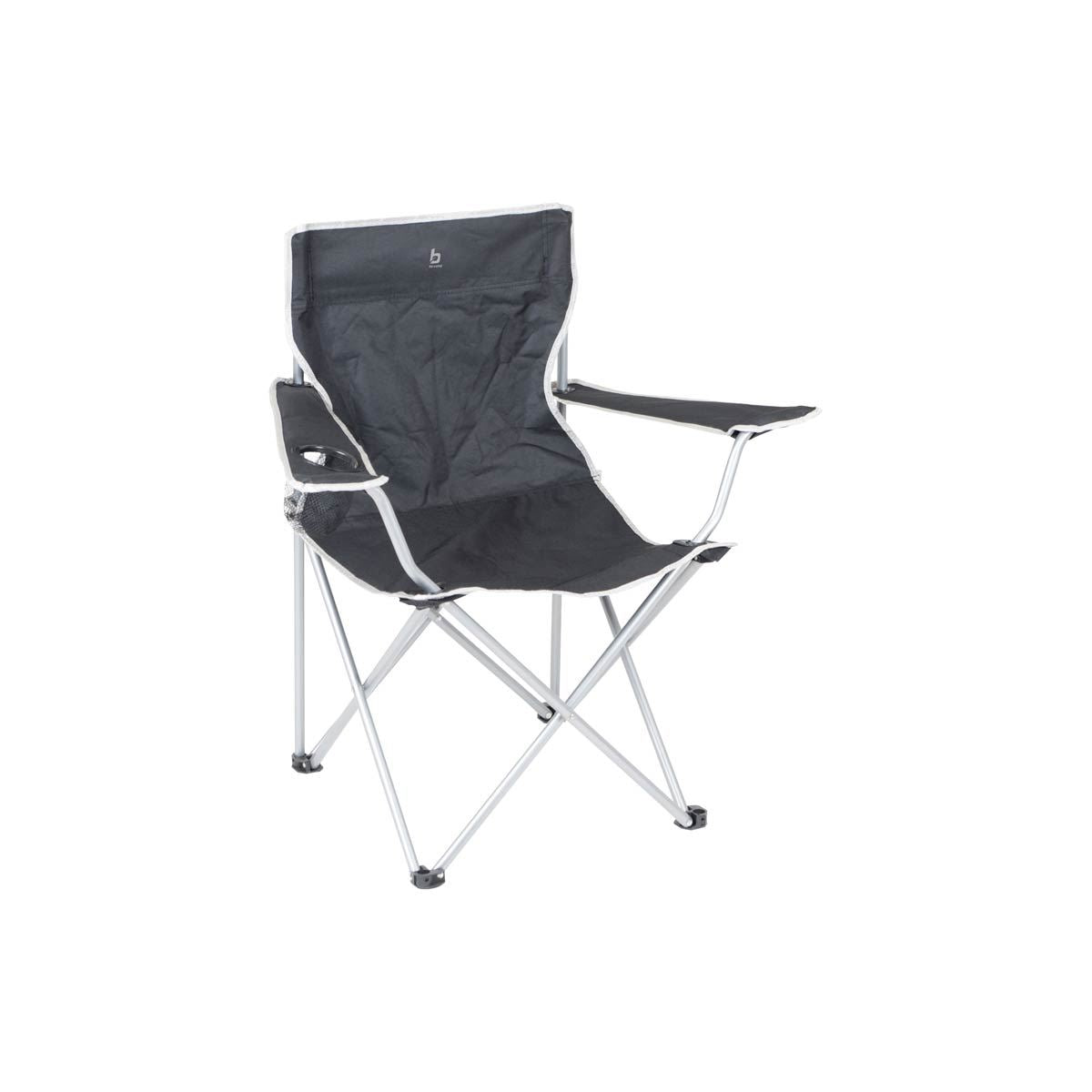 Bo-Camp Folding Chair Compact Steel Black