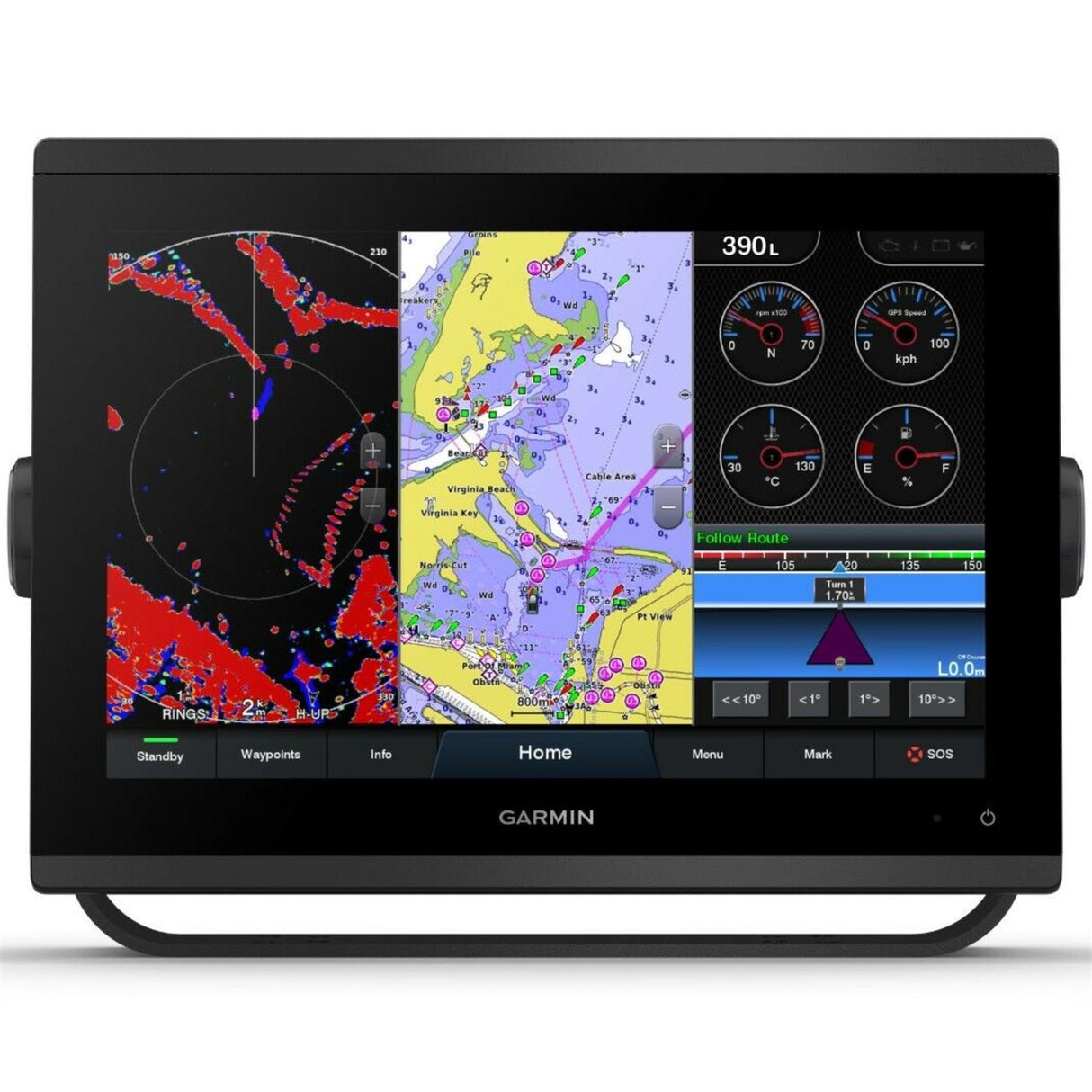 Garmin GPSMAP 1223 - Chartplotter Only - PROTEUS MARINE STORE