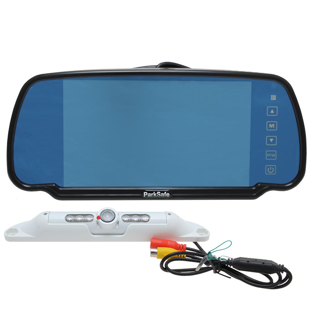 Park Safe Reversing Camera System with 7" TouchScreen & Remote Control (White)