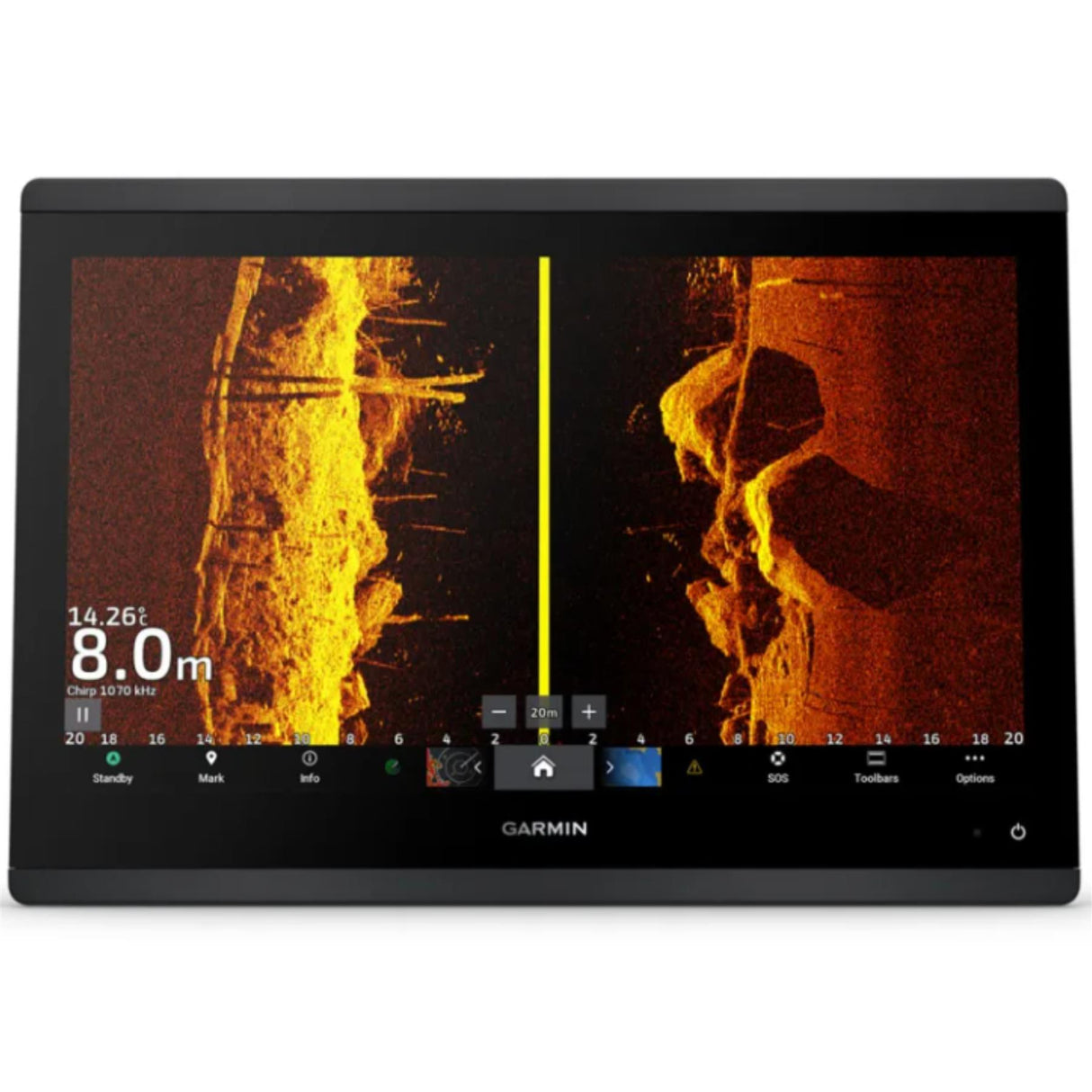 Garmin GPSMAP 1623xsv 16" MFD Marine Chartplotter & Sonar, Worldwide Basemap, IPX7