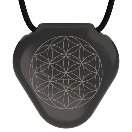Q-Link SRT-3 Black Flower of Life Pendant - PROTEUS MARINE STORE