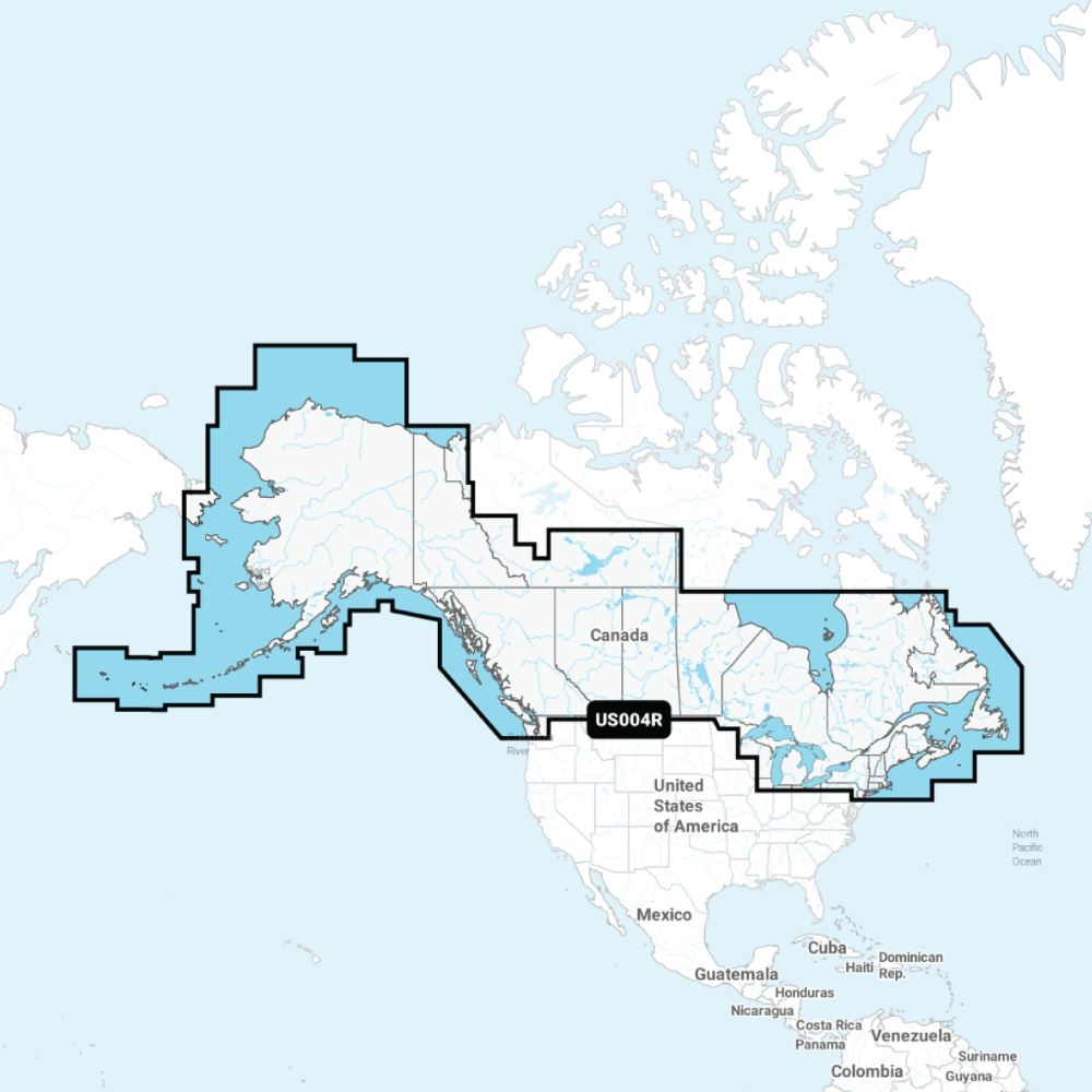 Garmin Navionics+ Chart: US004R - Canada & Alaska - PROTEUS MARINE STORE