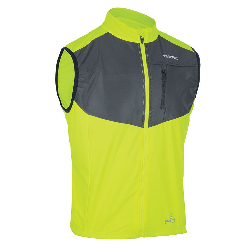 Oxford Venture Windproof Gilet - Fluorescent Yellow - S - PROTEUS MARINE STORE