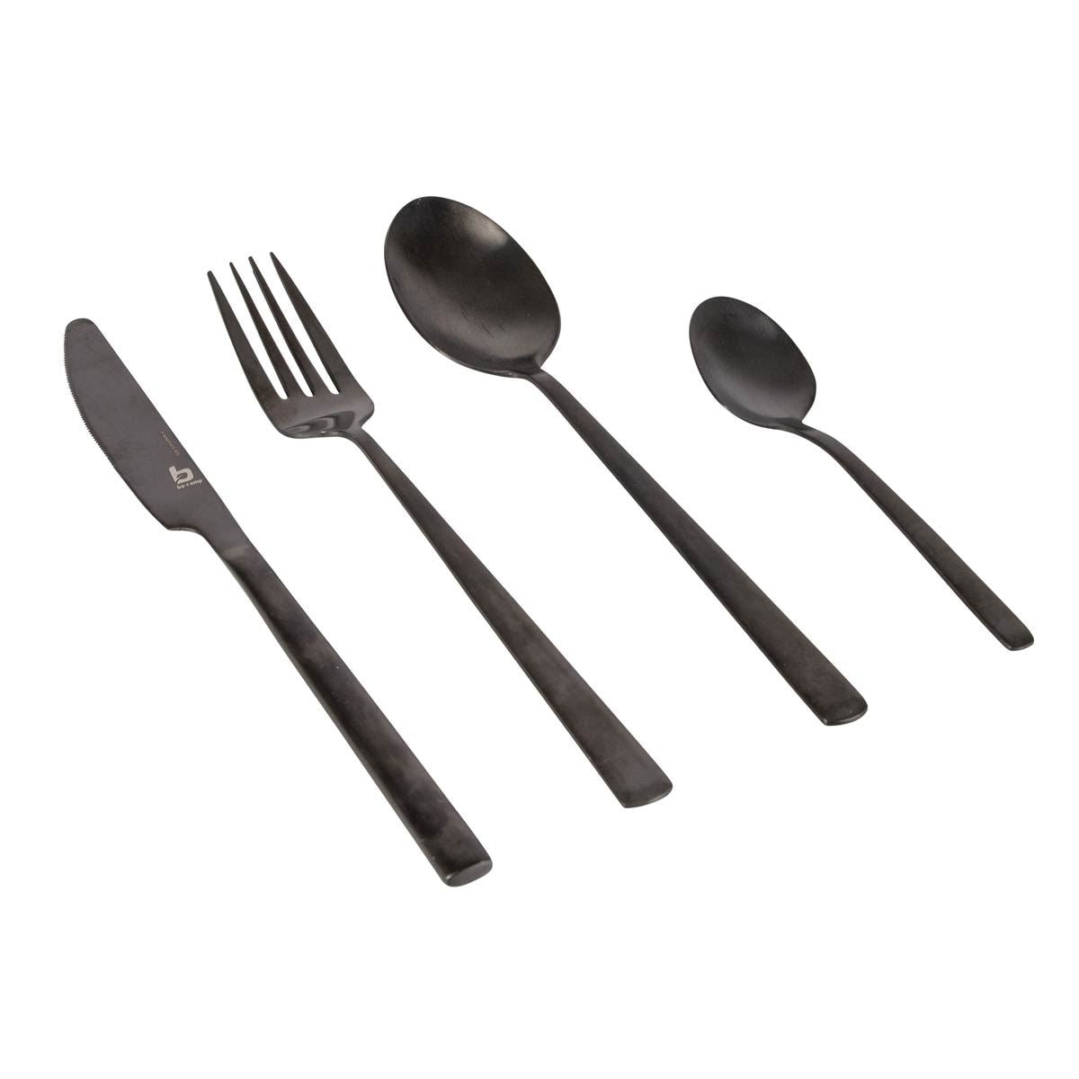 Bo-Camp Industrial Collection Cutlery Ballona 16 Pieces Black