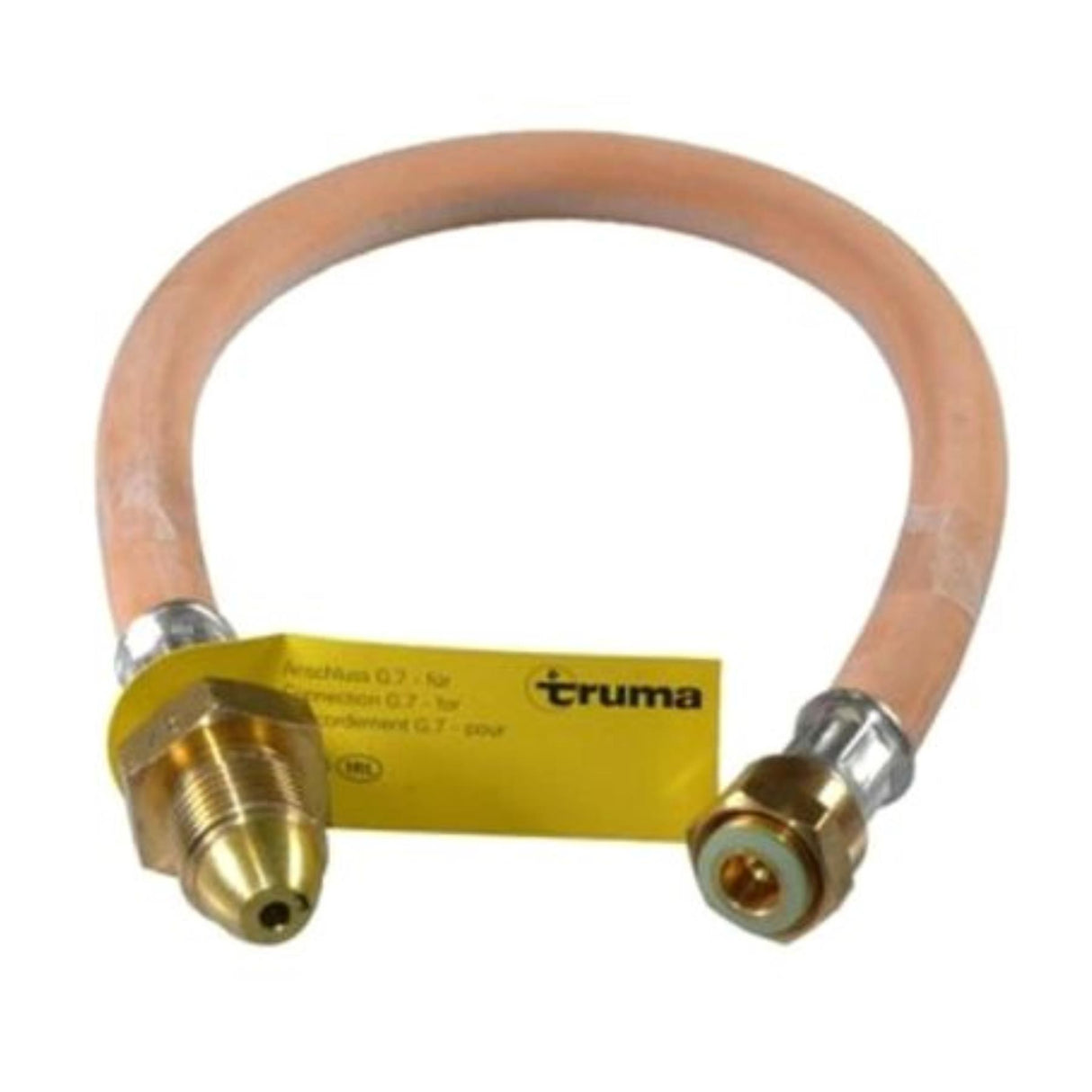 Truma High Pressure Propane Hose 450mm (UK POL to W20) for Caravan / Motorhome