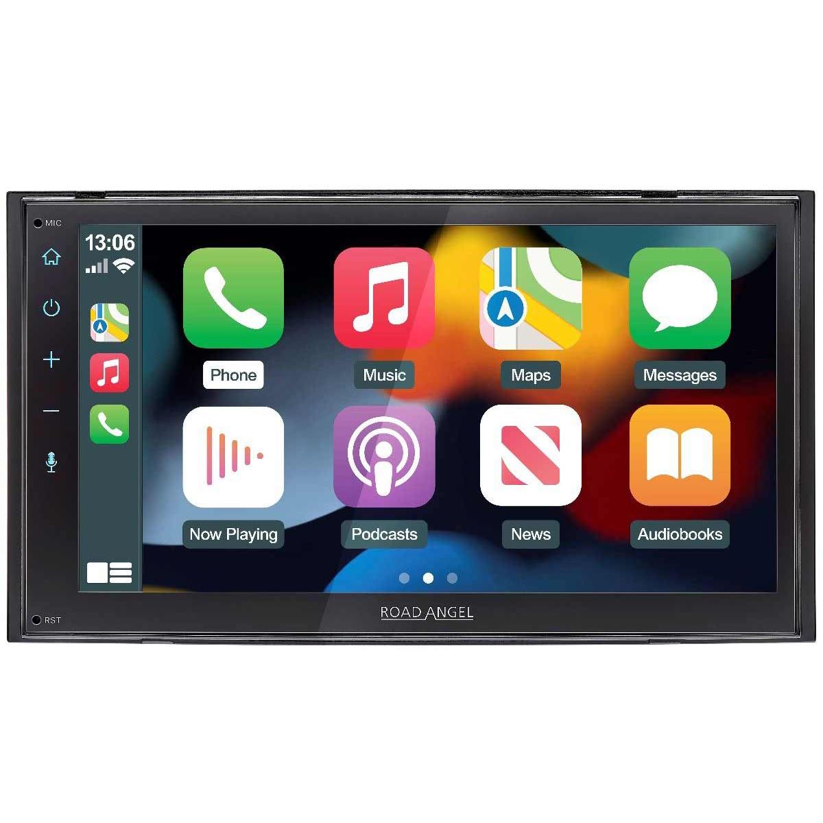 Road Angel Car Stereo with Apple Car Play, Android Auto, DAB/Bluetooth