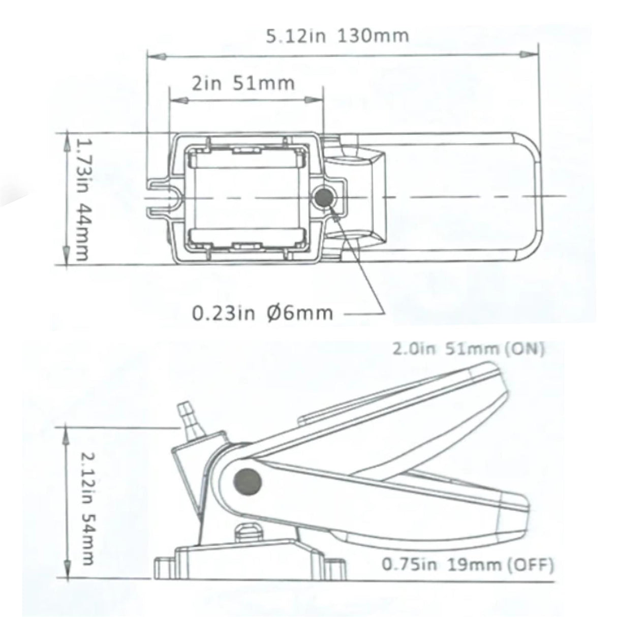 Acqua-Flo Heavy Duty Automatic Float Switch for Bilge Pumps Boat Marine