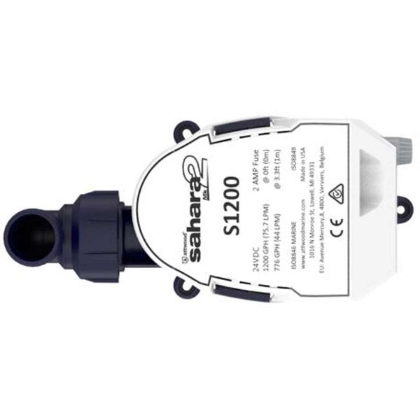 Attwood Sahara MK2 1200 24V NRV 25/28mm Barb - PROTEUS MARINE STORE