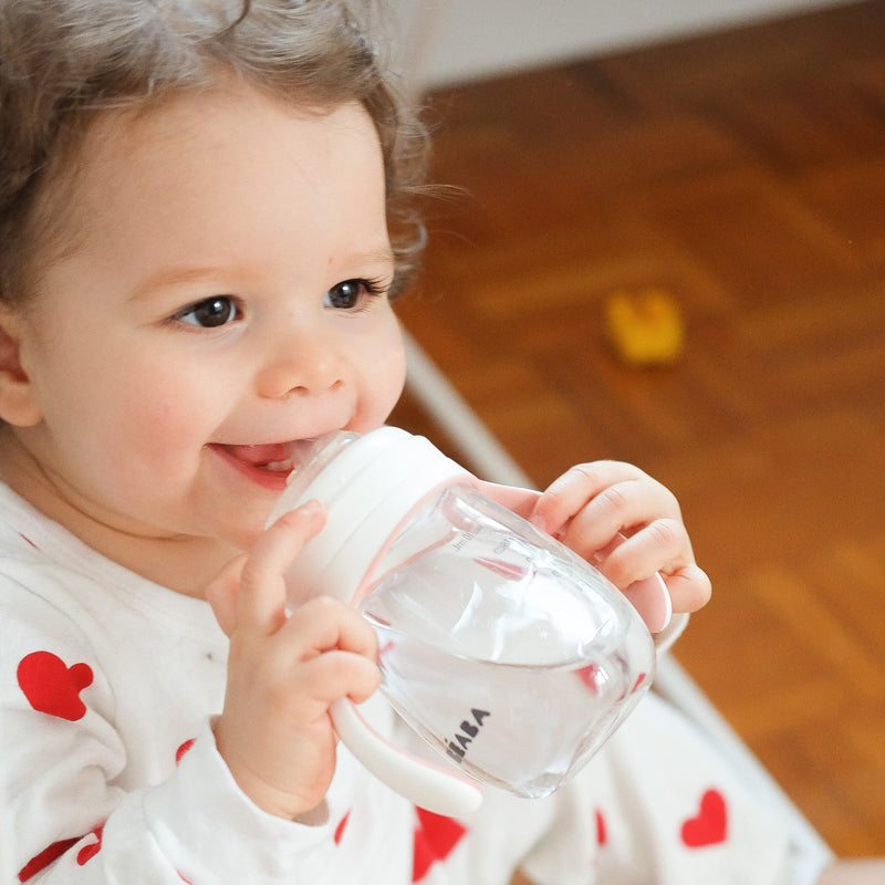 Béaba 2 In1 Learning Bottle Pink 210ml