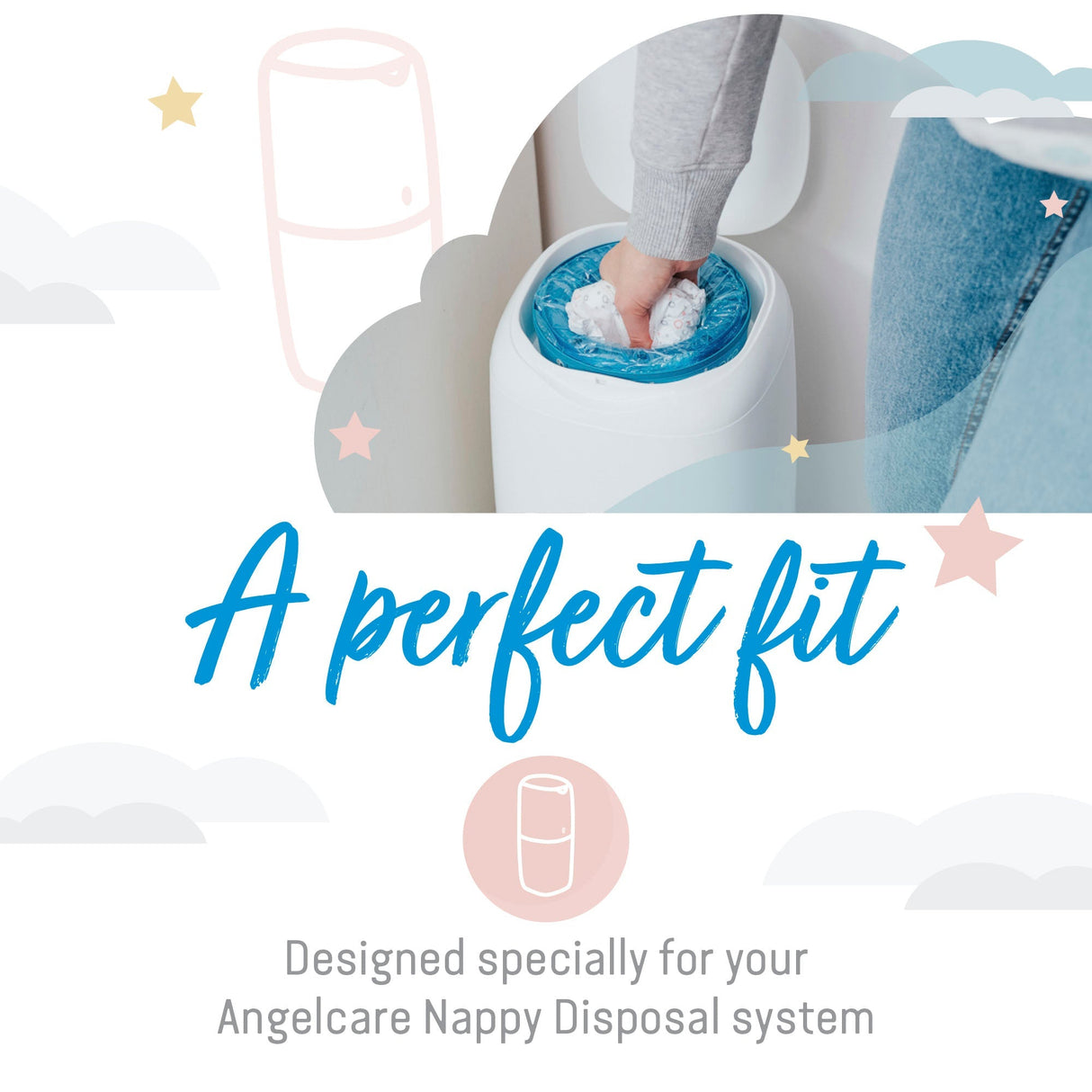 Angelcare Refill Cassettes 3Pk