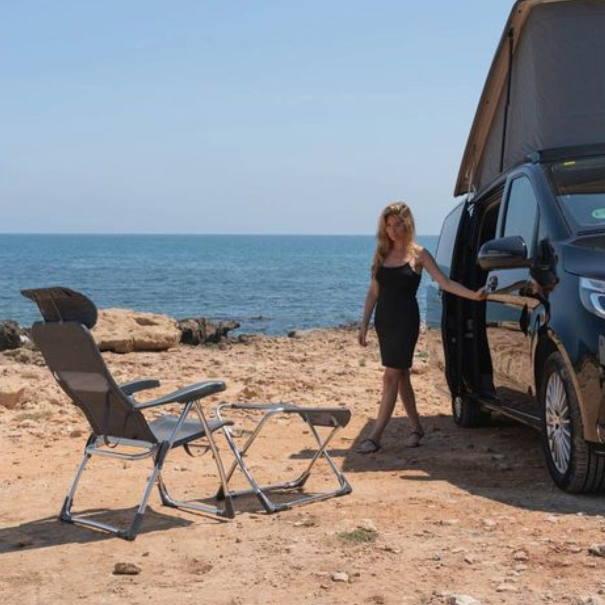 Crespo Footrest AL/231 Dark Grey Comfortable & Stylish