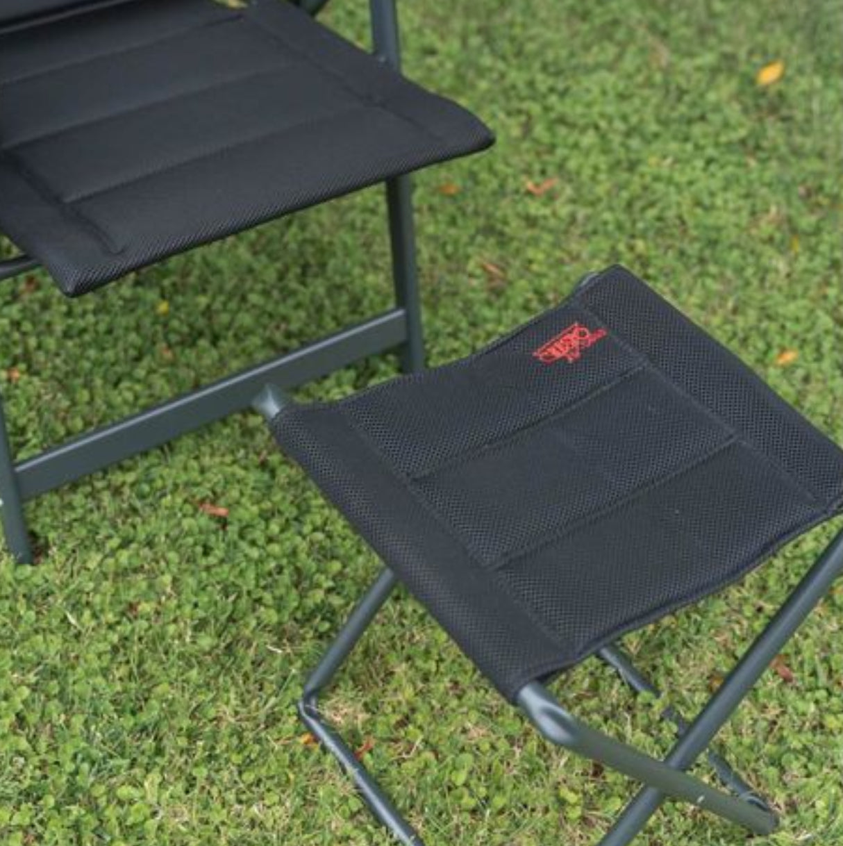 Crespo Sturdy & Comfortable Stool/Footrest AP/302 Air Deluxe Black