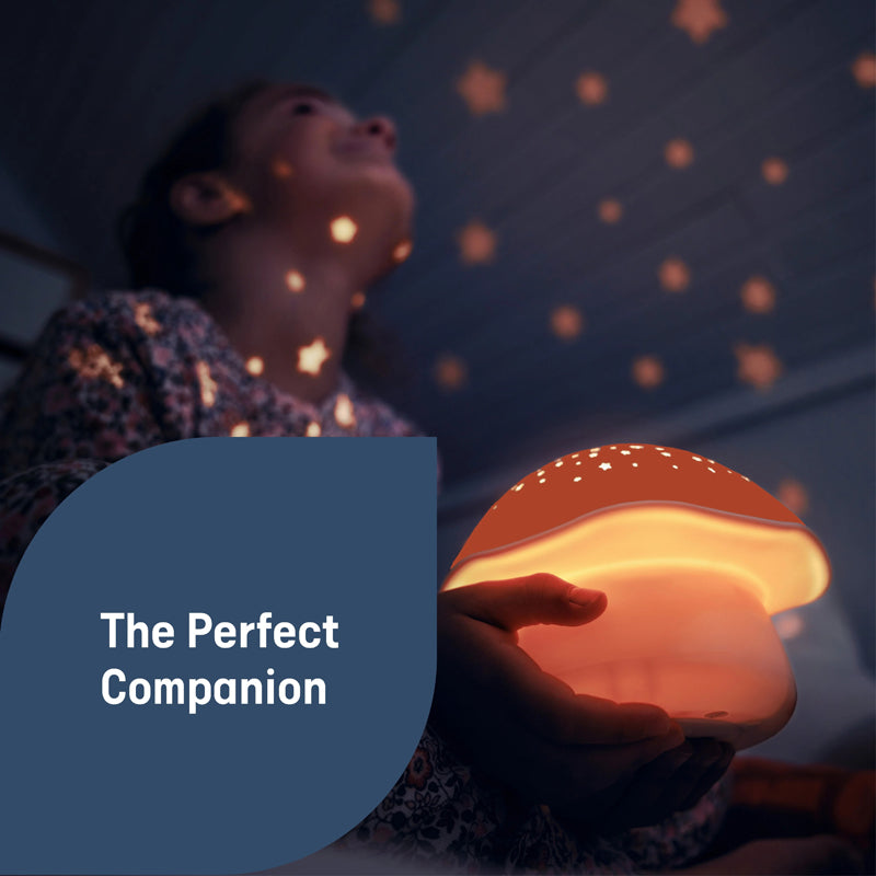 Pabobo by Angelcare Mushroom Musical Stars Projector - Pink