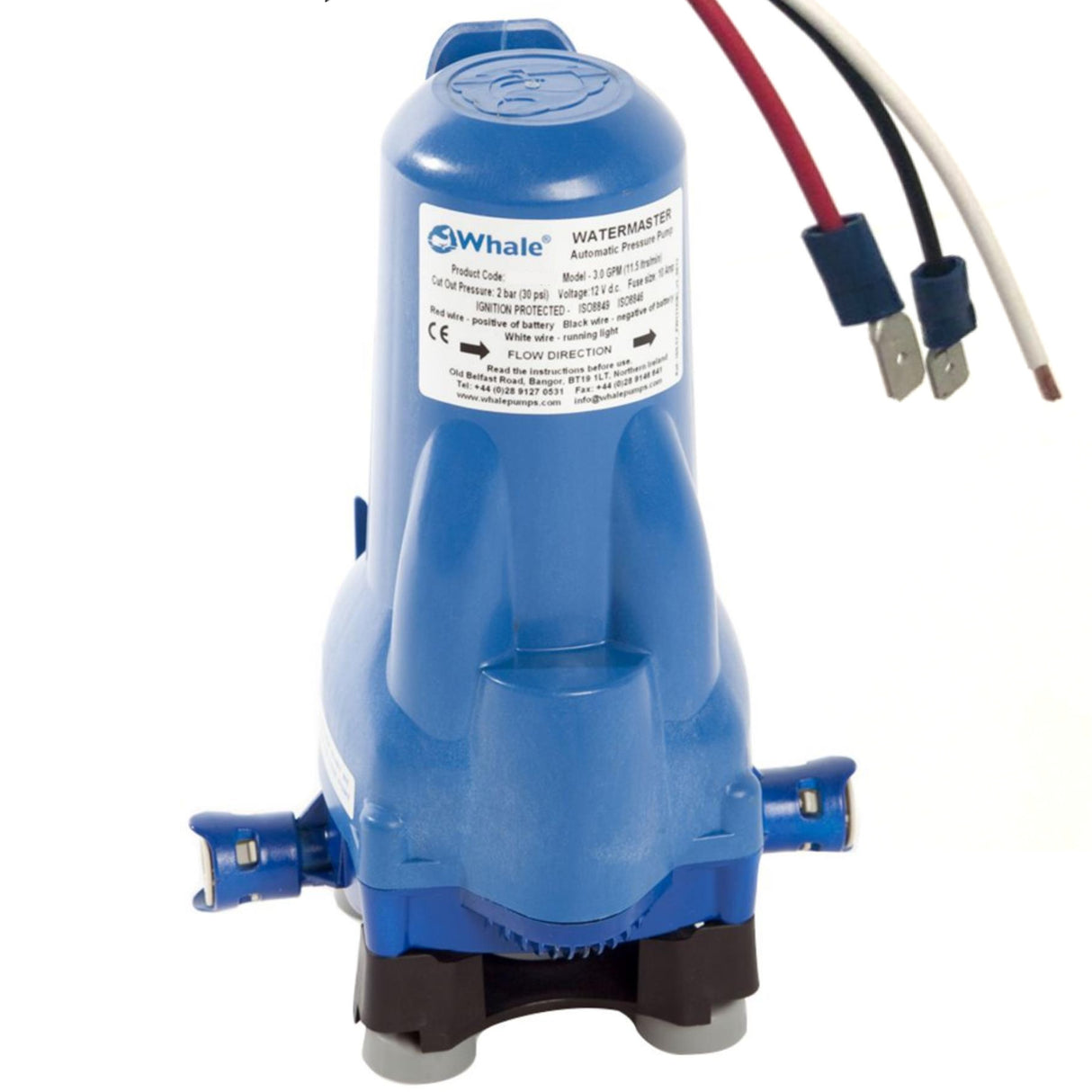 Whale Watermaster 8 Litre/min 12V Fresh Water Pump Caravan Motorhome FP0814B