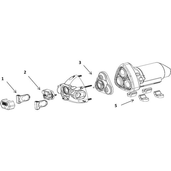 Jabsco Par Max 3 Water Pressure Pump 12V/ 25PSI/ 11LPM with Quick Connect Fittings