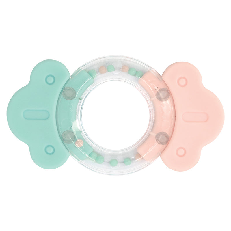 Kikka Boo Rattle & Teether Bonbon Pink